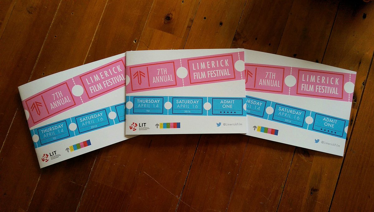 LimerickFilm's tweet image. Programme has arrived today and looks great. Looking forward to the launch 30th March 6pm at @GeorgeBoutique1