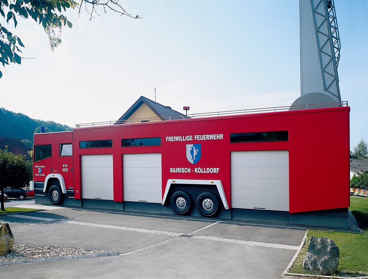 Feuerwehren in ganz Österreich vertrauen auf Sektional- und Rolltore der Marke #GüntherTore. #garagentore