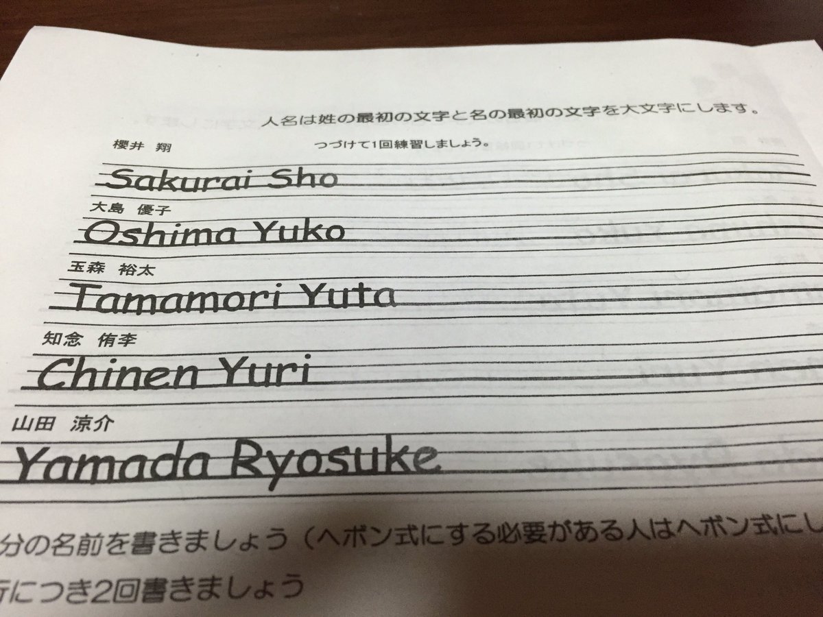 まゆっぺ 情報垢 弟のローマ字練習プリントみたら なんだこれ これなら何百回って書いてもいーよ T Co Ffnmwf6cpu まゆっぺ 情報垢 弟のローマ字練習プリントみたら なんだこれ これなら何百回って書いてもいーよ T Co Ffnmwf6cpu
