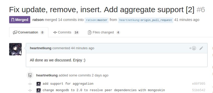 My first pull request (contribution to opensource) :)