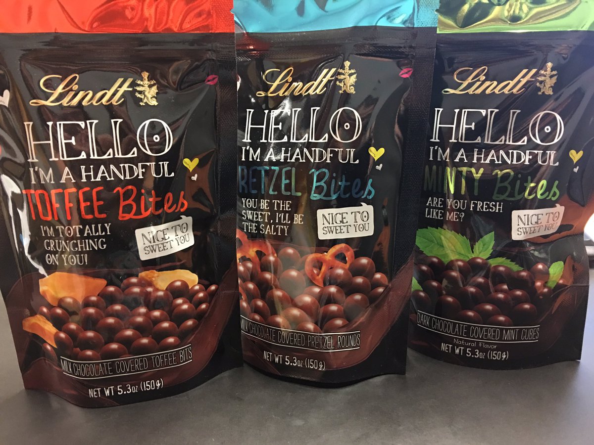 DGRod13's tweet photo. I prefer to talk about #chocolate
Today, it's @Lindt_Chocolate new #HelloLindt flavors 
#sweetsandsnacks2016 https://t.co/BGDZBH4n5q
