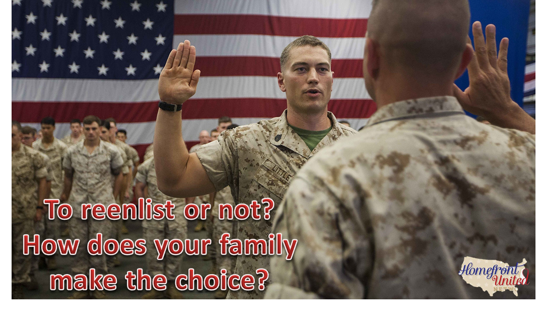HomefrontUnited's tweet image. How do you make the right choice of whether to #reenlist or not? #MilitaryLife homefrontunited.com/2016/03/the-re…