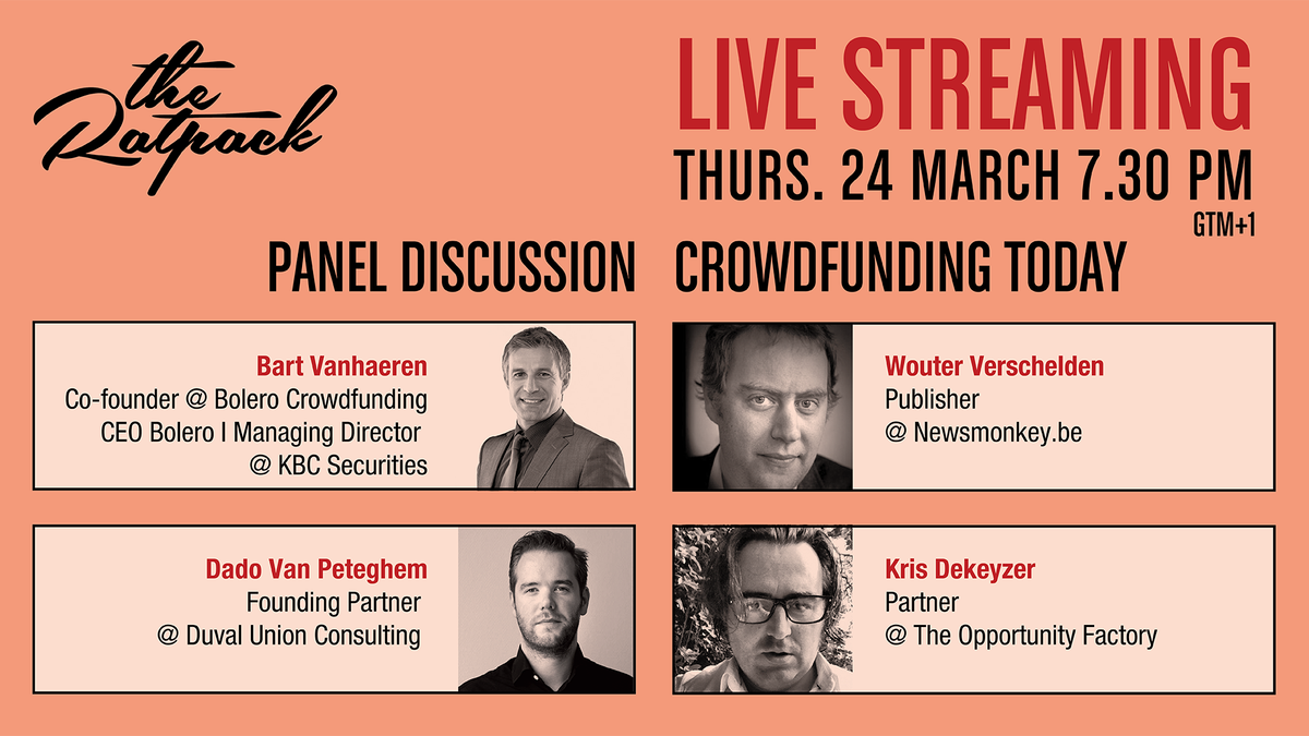 RatPackAgency's tweet photo. the #RatpackAgency is #streaming the panel discussion "#Crowdfunding Today" in 2 hours  #crowdfund #Kickstarter https://t.co/dtc7tSlyts