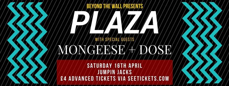 .<a href="/wernotplaza/">PLAZA</a> <a href="/mongeeseband/">BarneyMcQ</a> + DOSE come to <a href="/thedogandparrot/">The Dog & Parrot</a> on 16/4. What a lineup! bit.ly/1T7PwLR