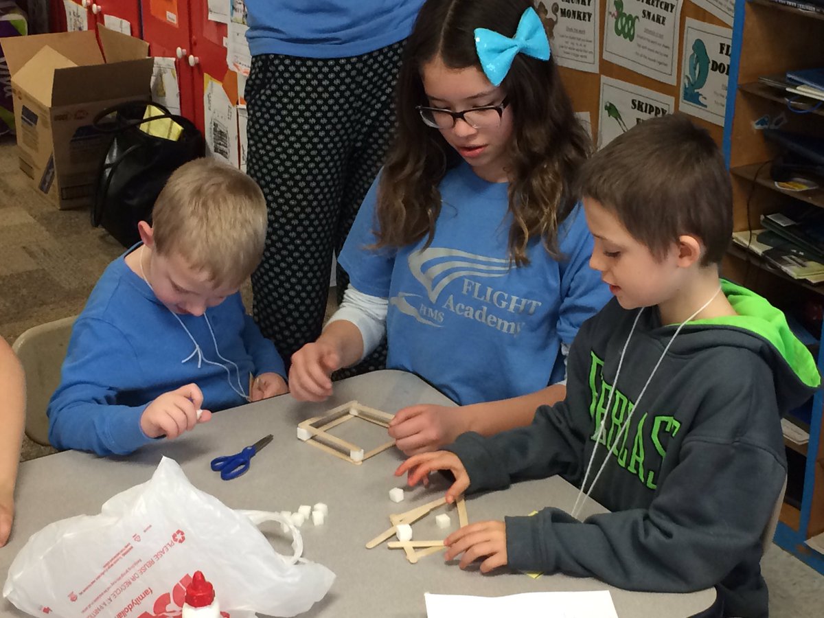 The fourth little piggy's house at Hillcrest Engineering Day!