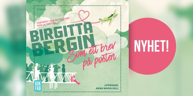 Audiotekasve's tweet photo. "Som ett brev på posten" av @BirgittaBergin just nu hos Audioteka!
https://t.co/rEbrQDy2kM

#audiobook #ljudbok #bok https://t.co/B5NKTd2AwC