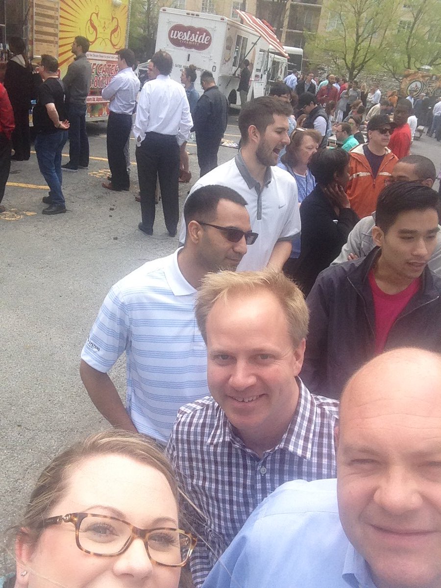 clementkate's tweet photo. Food Truck kinda day. Great Resident Relations idea @braveswn @SH_GreyMatter #cflane https://t.co/NWwv7T2qIe