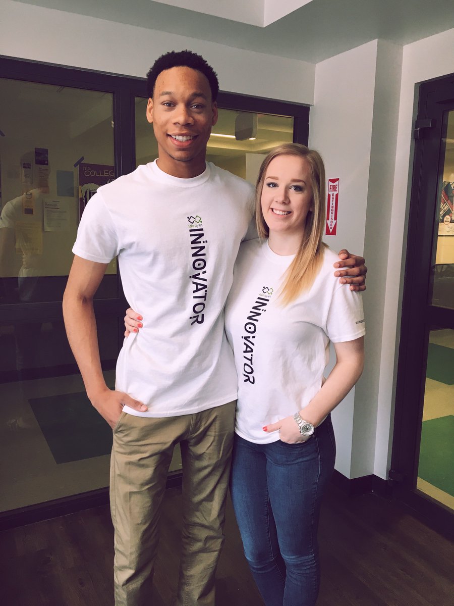 Ideayet's tweet photo. Our CEO &amp; CMO look smart in our new Innovator shirts! Get yours at https://t.co/KxROyk2Ne1 #movement #tech #startup https://t.co/ew9Yv1EZpk
