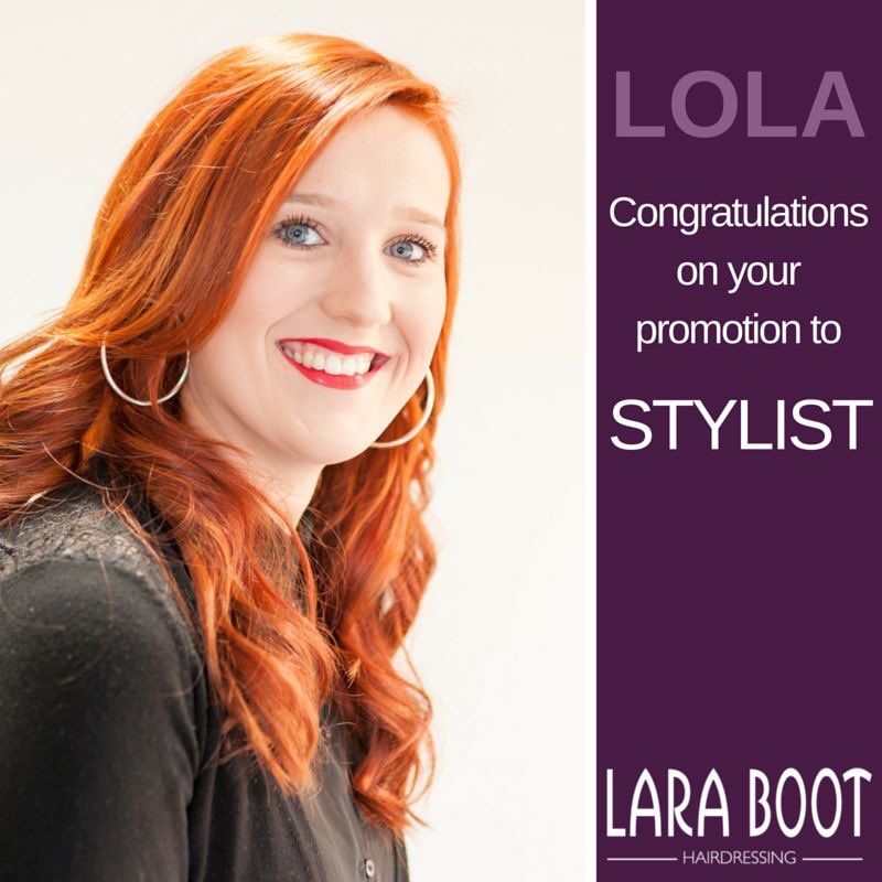 LaraBootHair's tweet photo. Another promotion in the team. Congratulations Lola. #stylist #LaraBootHairdressing https://t.co/kqAPuC0tZ5