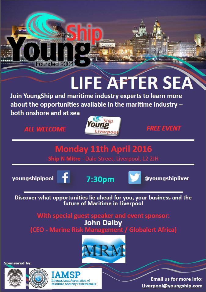 Our next #maritime event in #Liverpool.Pls RT @PeelLivWaters <a href="/PeelPorts/">Peel Ports</a> <a href="/BibbyShipMgt/">BibbyShipManagement</a> @PortAcademyLpl Happy #Easter!