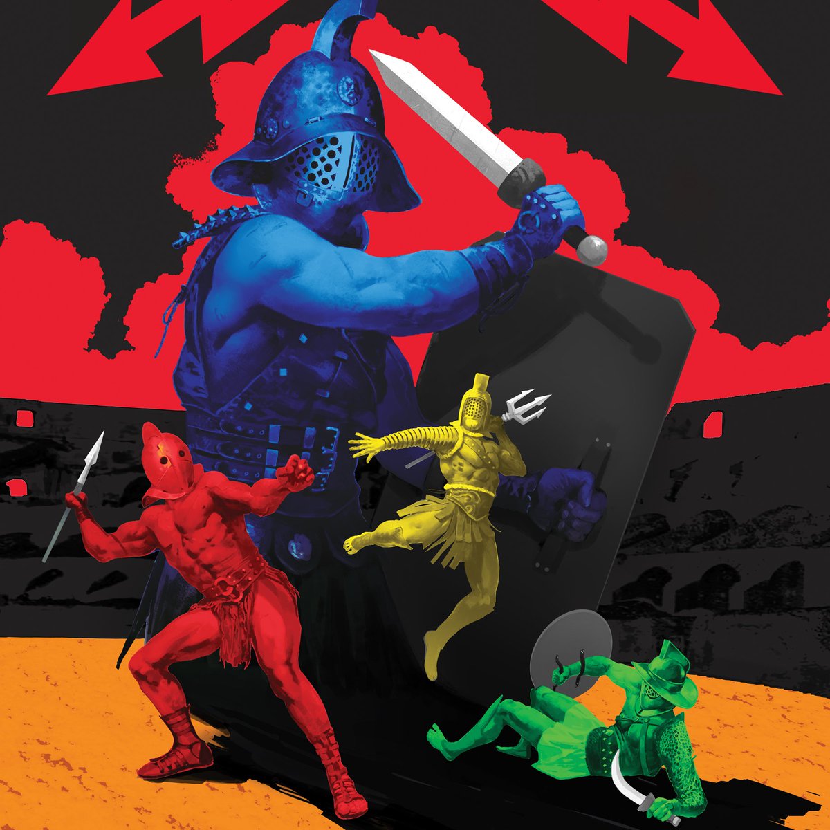 Monomythic_com's tweet photo. Making of @ArenaGodsGame! Neon gladiator bloodsport #indiegame we're dying to play @sxsw ! https://t.co/HiKZsgk0J6 https://t.co/1uZYLuauPg
