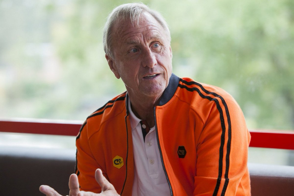 guardian_sport's tweet image. Johan Cruyff has died at the age of 68 after a battle with cancer …