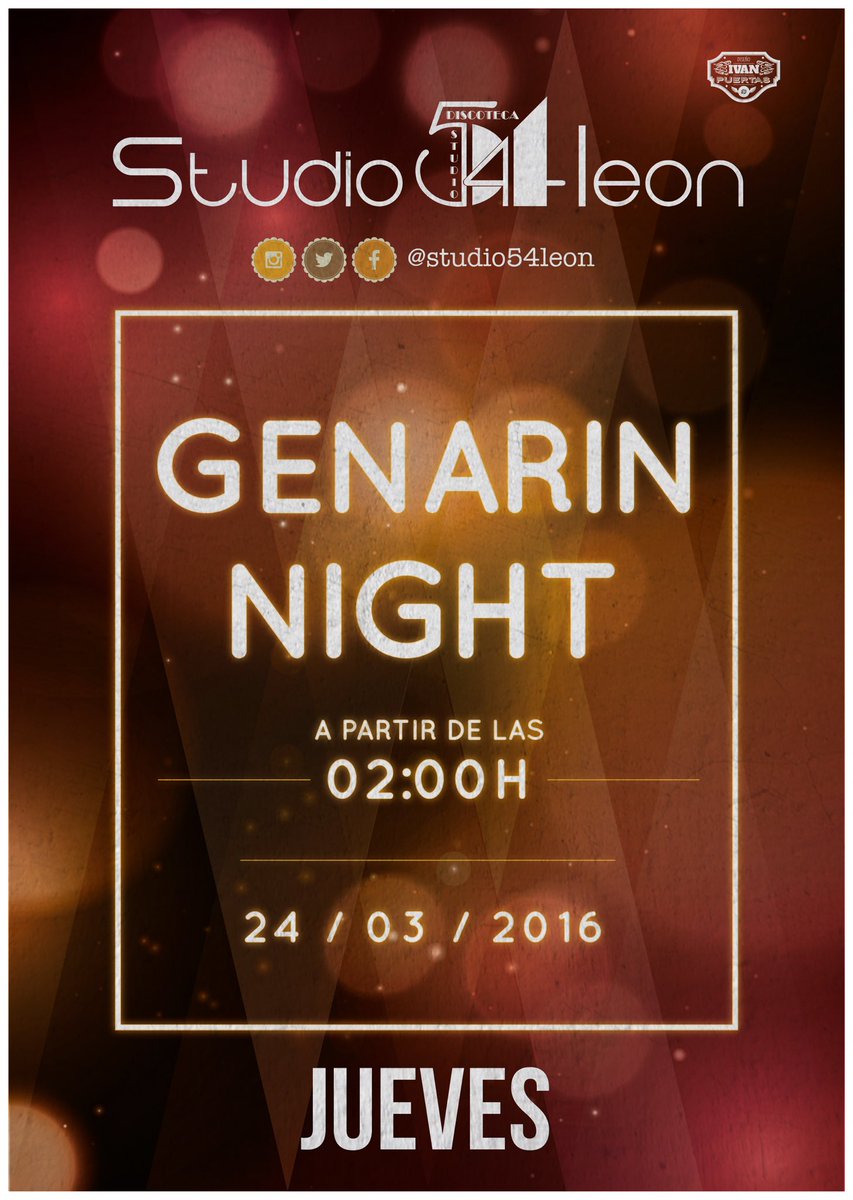 Esta noche, a partir de las 2:00h. Nos vemos!!! #leonesp #BarrioHumedo #genarin #semanasanta