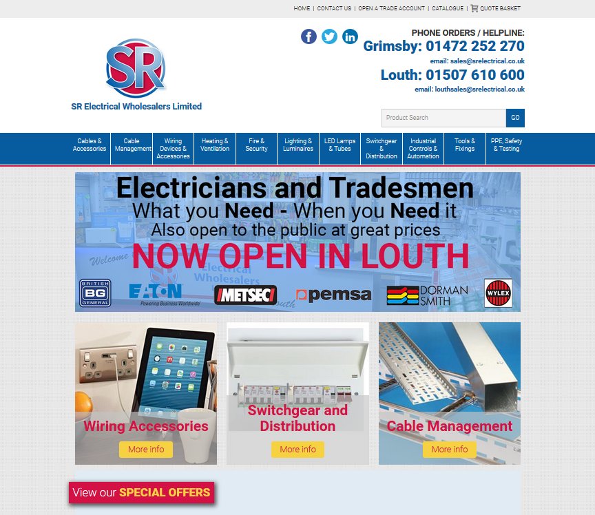 SR_Electrical_'s tweet photo. Our new showcase website is now live! https://t.co/NAyZSHD8TL https://t.co/qFJILgMTTA