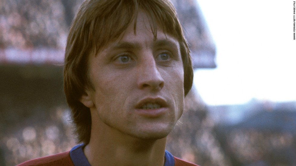 cnnsport's tweet photo. Many play the game, few change it. RIP Johan Cruyff: https://t.co/6V4IpavEyA https://t.co/GbojeiszPs