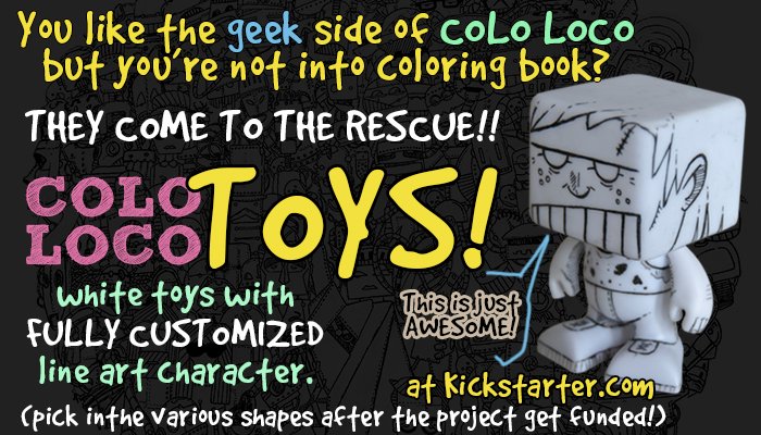 DedeMortel's tweet photo. ONLY 5 DAYS LEFT to #cololoco #coloringbook #geek!!! https://t.co/bTx1EM85L8 https://t.co/k68bUbFlOi