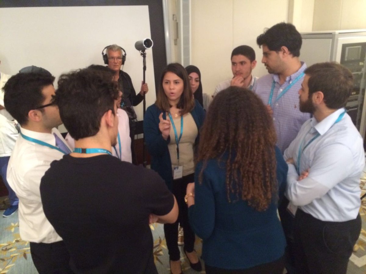 WISHQatar's tweet photo. Interprofessional teams of #DohaPS participants, engaged in scenario based exercises to learn patient safety. https://t.co/XMWbDxiBi2