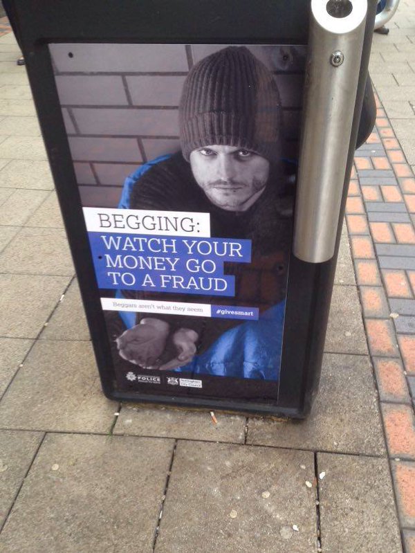 cubikolympic's tweet image. I don't think this is ok do you? @MyNottingham Nottinghamshire City Council? #homeless #demonisation