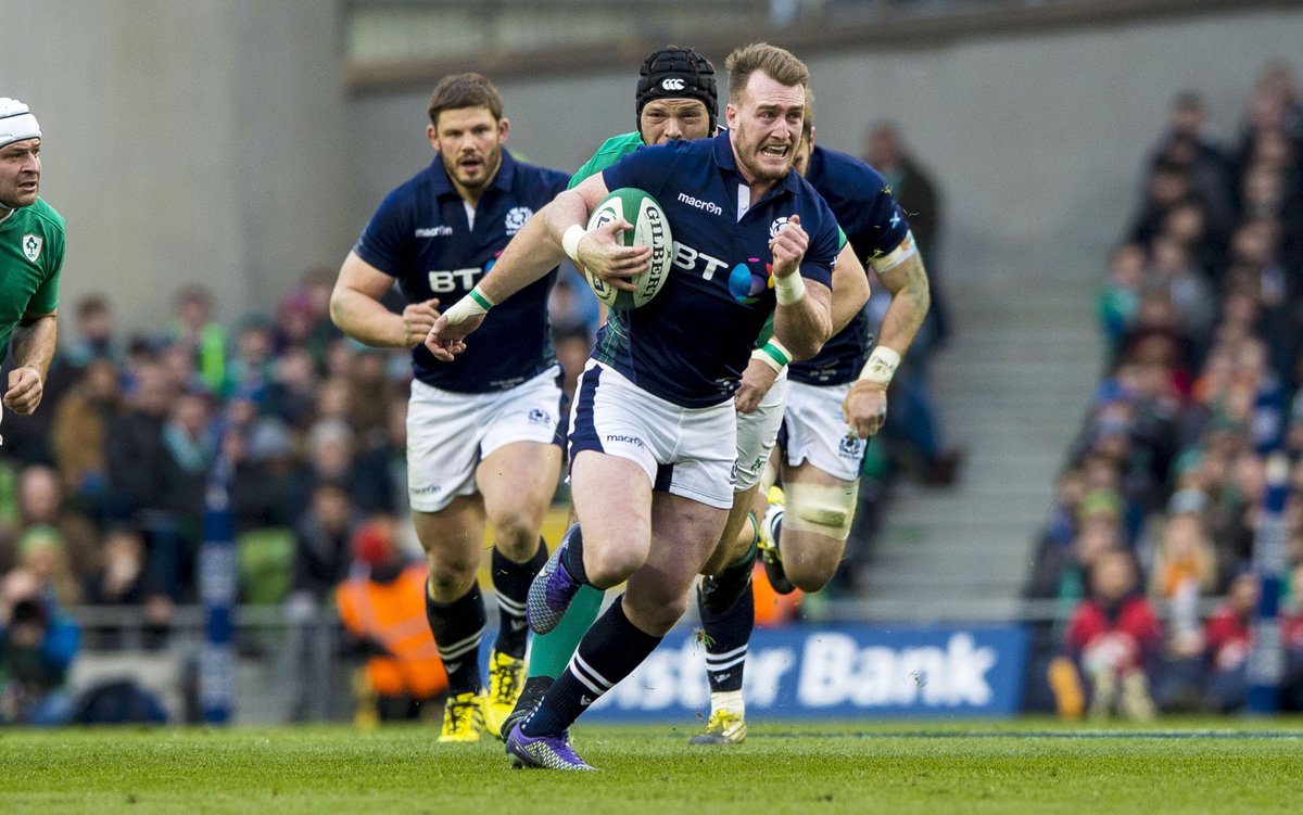 Scotlandteam's tweet photo. BREAKING - Congratulations @StuartWHOGG_ who has been voted 2016 RBS 6 Nations Player of the Championship #AsOne https://t.co/lNilAUg8Qj