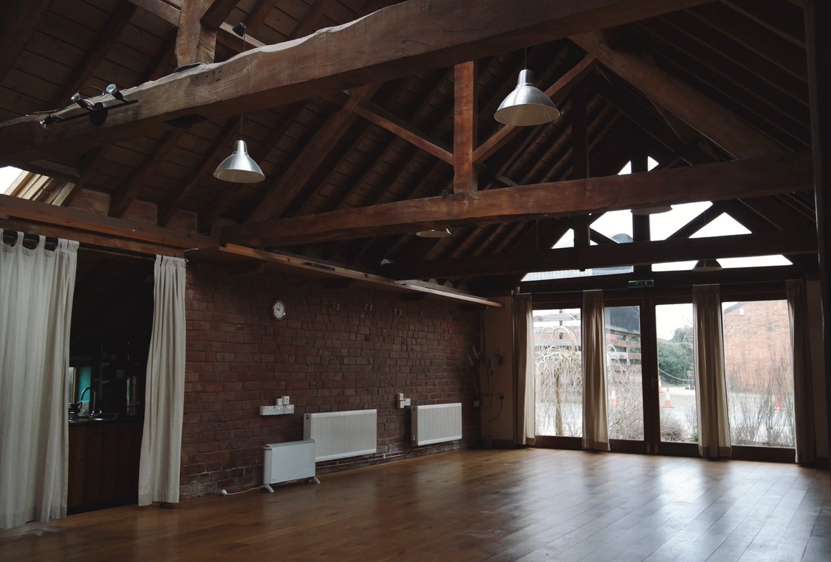 We have a great space for meetings + events, #MalvernHour. Our Cart House has plenty of natural light + oak floors.