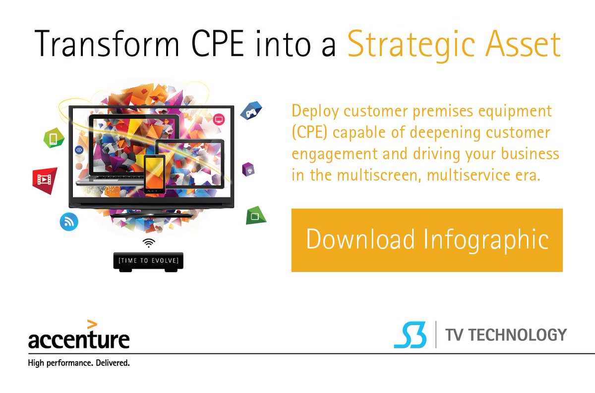 S3Group_TVTech's tweet photo. New infographic showing why it’s time for #CPE to evolve. Enjoy! https://t.co/fiH0t0uwo6 https://t.co/G1psqv79Gm