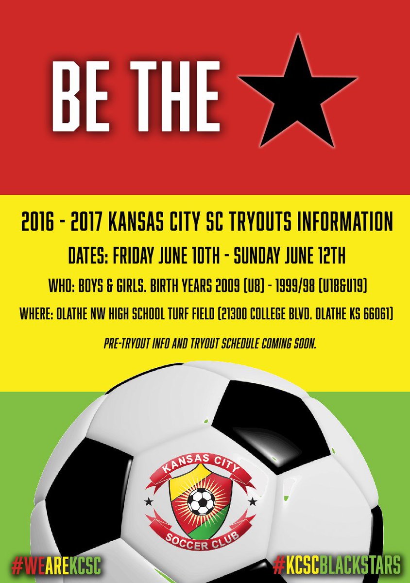 KCSC14's tweet image. Looking for a soccer family? KCSC will be having their 2016-17 tryouts June 10-12 at Olathe NW.