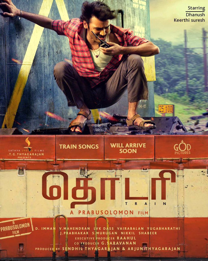 dhanushkraja's tweet photo. #D30 first look #thodari (train) https://t.co/TVuYFj69Zu