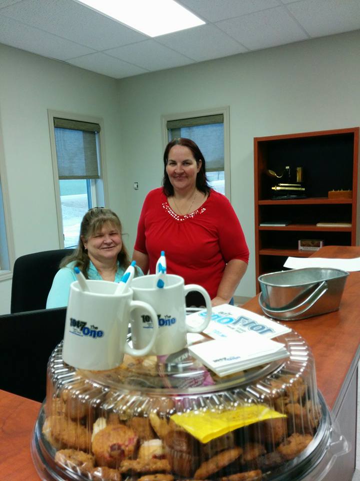 Congratulations Maryanne McCormick (R), at Underwood Grain, At Work Wednesday winner! <a href="/HarristonBakery/">Harriston Bakery</a>