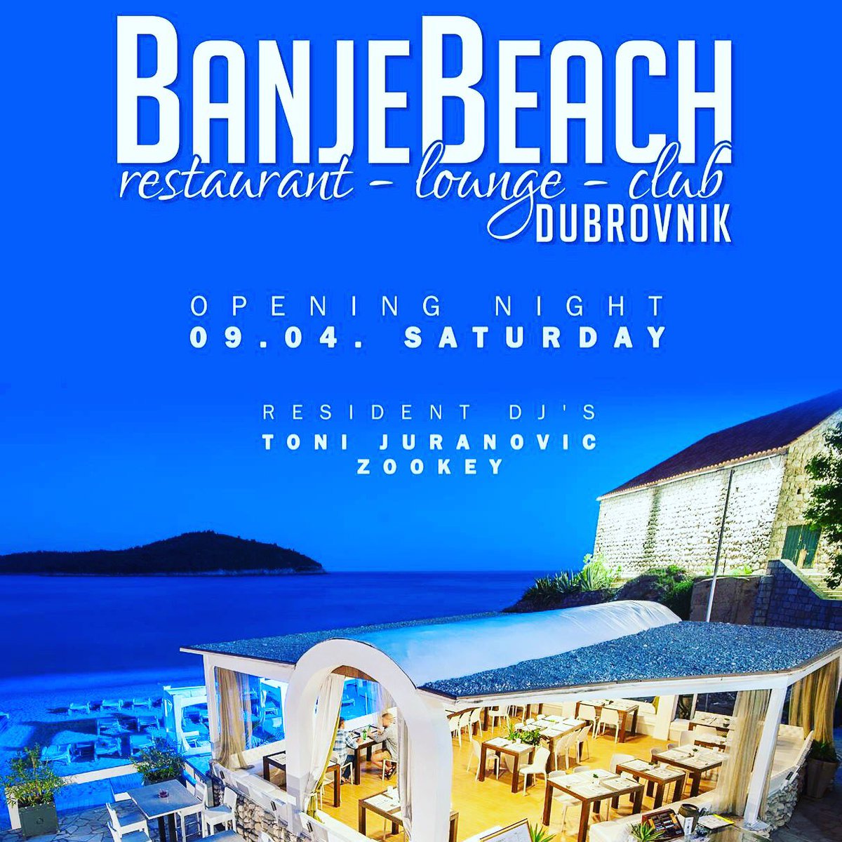 09.04. Opening night ... Pridružite nam se na prvom plesu <a href="/banjebeach/">BanjeBeach</a> <a href="/DubrovnikTimes/">The Dubrovnik Times</a> <a href="/Croatia_/">Visiting Croatia</a> <a href="/DubrovnikCoast/">Dubrovnik Riviera</a>