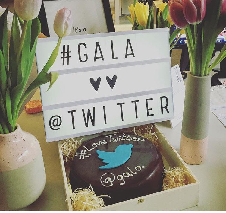 gala's tweet photo. @gala #LoveTwitter - danke für die leckere Torte! #galaloves https://t.co/FXQM4B6hw6