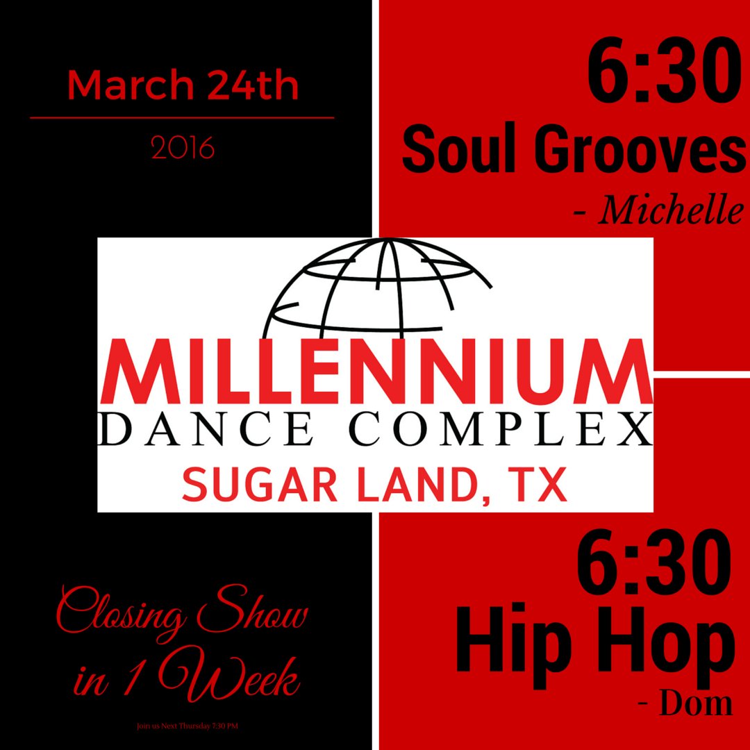 mdcsugarland's tweet photo. All Classes All Ages! Soul Grooves only $10! @FindMeAClass @dancetribenet @DancePosse @DanceOnNetwork #dance #live https://t.co/SkDqBeziJT