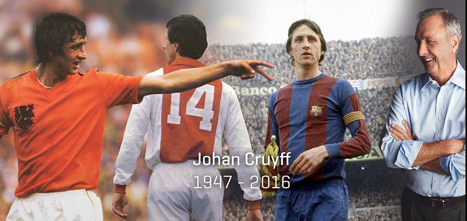 UnaiEmery_'s tweet photo. Uno de los más grandes primero, un referente después, una leyenda ahora. DEP Johan Cruyff https://t.co/QFjONKiyTy