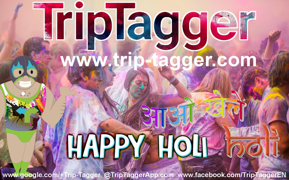 AppsWorth2Look4's tweet photo. Happy Holi from #TripTagger! #होली #HappyHoli also known as the Festival of Colors https://t.co/hoHlvFSJNz https://t.co/UbLQqmtUN0