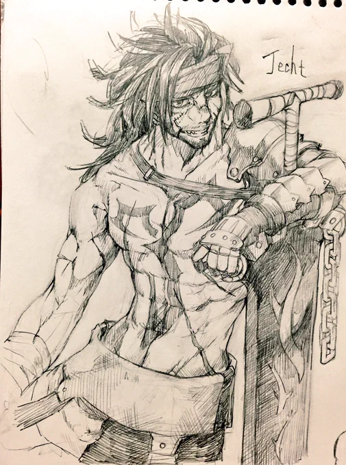 筋肉練習のジェクト様とアマガミの彩辻さん。描き分けしていきたいっすな…! 