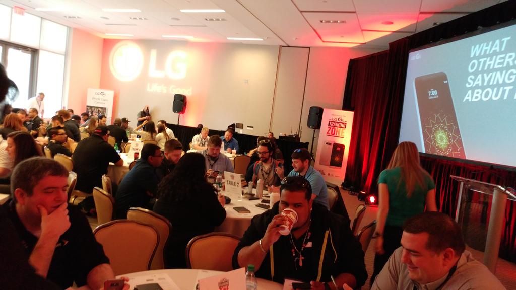 SprintPoconos's tweet photo. LG launch traning event in philly. LG hits it out of the park when it comes to innovation. #LGG5PHILLY @bkadams15 https://t.co/LQppvfklYd