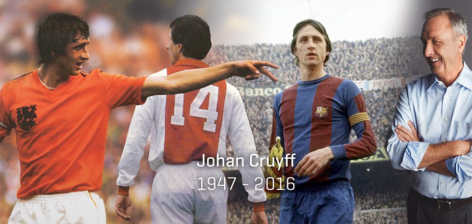 marcmarquez93's tweet photo. Nos deja alguien que marcó un antes y un después en la historia del fútbol. #DEP Johan Cruyff https://t.co/jMNqOTIFSE
