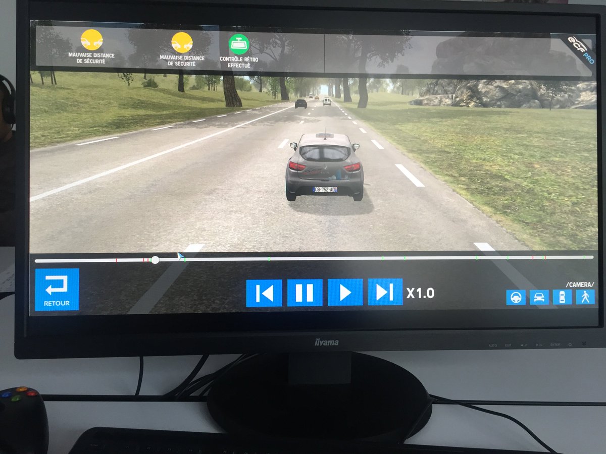 meltyStyle's tweet photo. On a testé #TheGoodDrive, le premier simulateur de conduite pensé comme un jeu vidéo https://t.co/tbKoMN0MfN https://t.co/yCpTDlhxTL