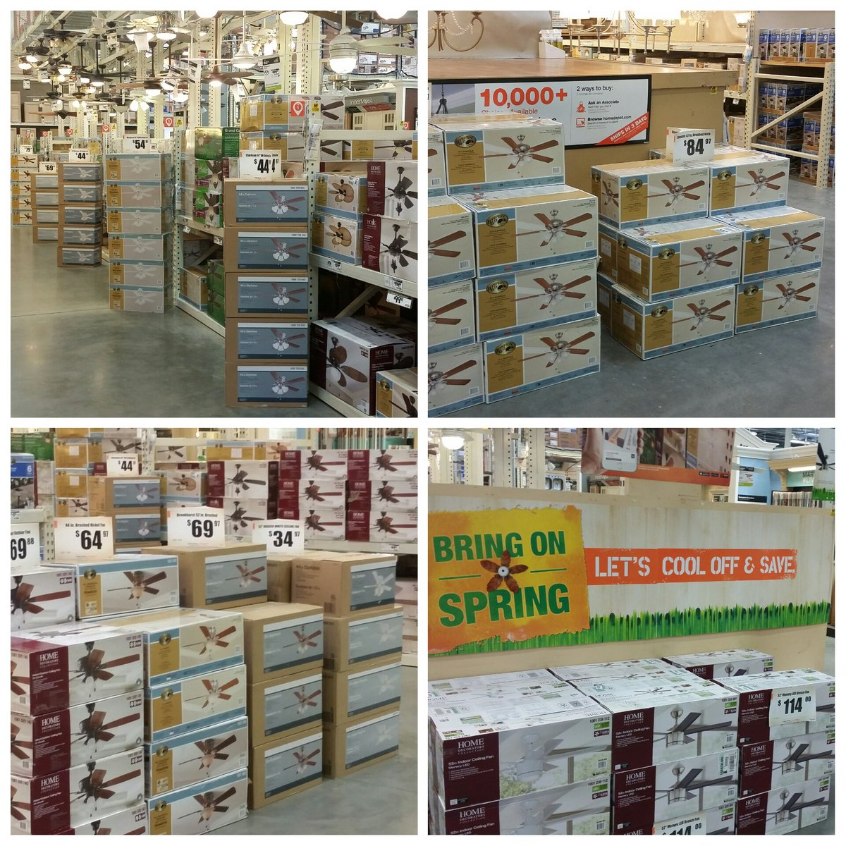 HD6331's tweet photo. @THDSpecialtyOps @teahsoto @brianjabel2 @TracyMossHD #havingfunwhilegettingitdone # ceiling fans https://t.co/NoCZU3qOp7