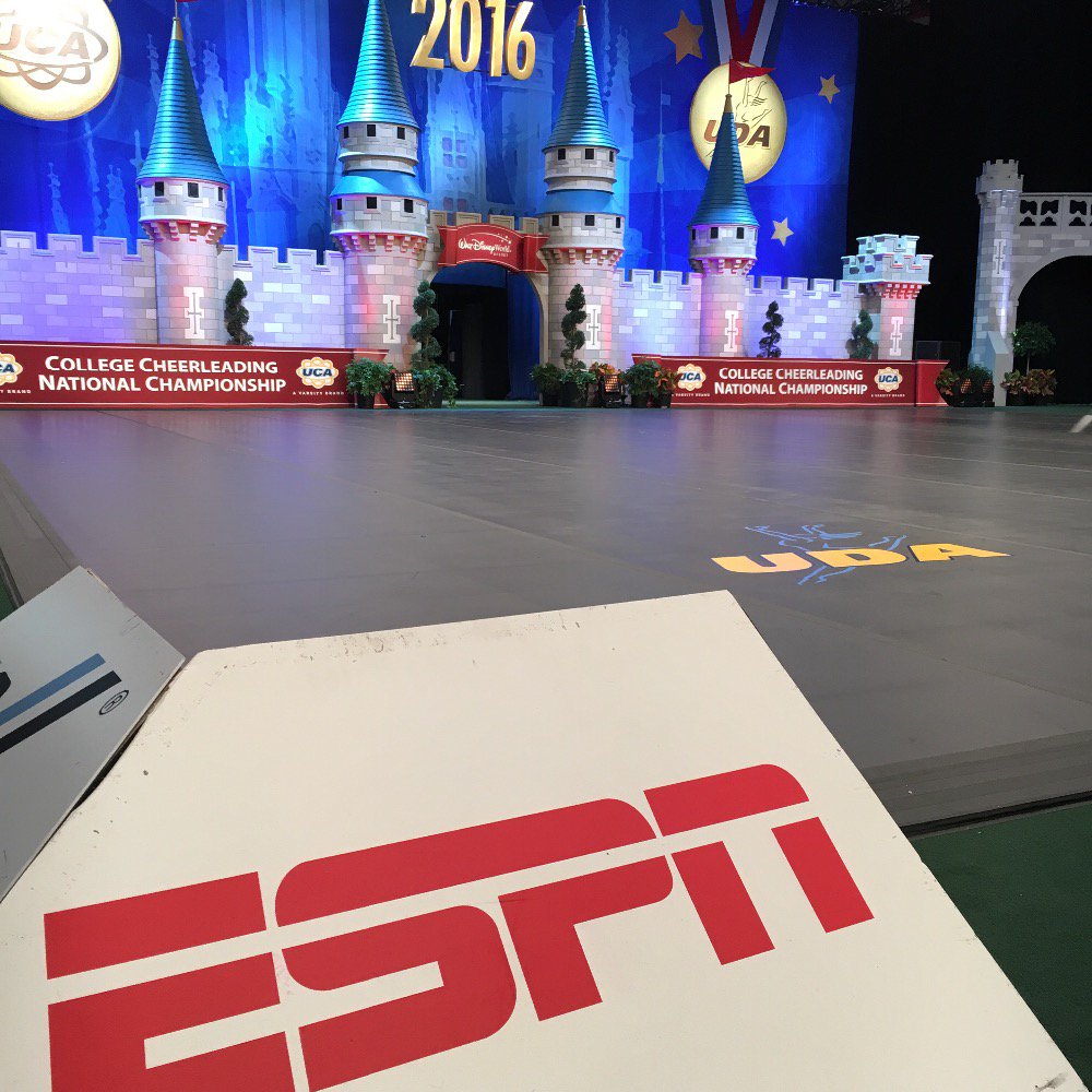 few time changes to our College ESPN Airdates. Click here for the updates: uda.varsity.com/Competitions/C… #udanationals