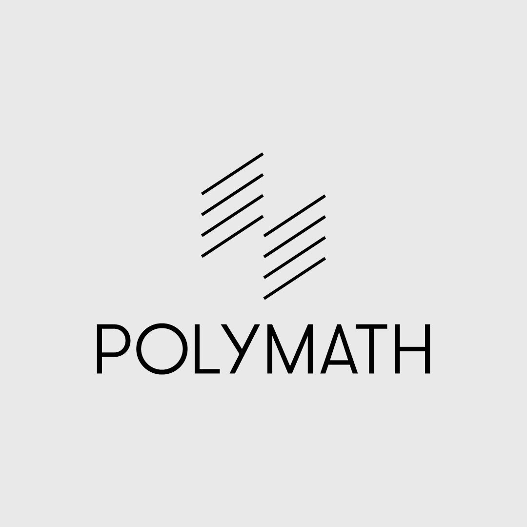 studiocollate's tweet photo. Polymath — Logo for a new London based record label. https://t.co/MSELNCPbk9