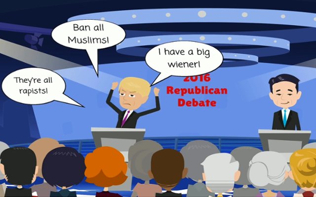 985KLUC's tweet image. It's a #Trump #Easter. See @spencetology's animated short on episode 13 of #DuringTheBreak. bit.ly/KLUCFBVideos