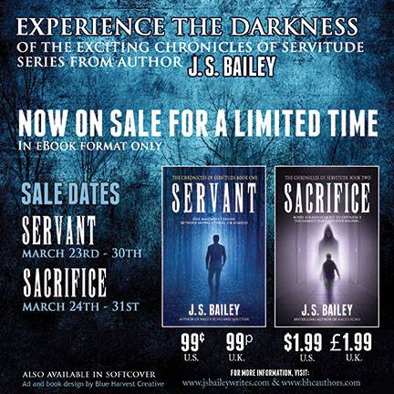 jsbailey_author's tweet image. Spring Sale! Readers can nab a copy of Servant for only 99c/99p. #supernatural #suspense amazon.com/Servant-Chroni…