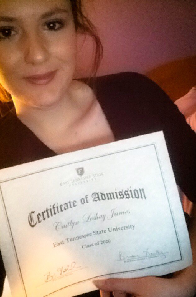caitlynjames16's tweet photo. Can't believe it's only 5 months away #ETSU https://t.co/nExWDnWgGt