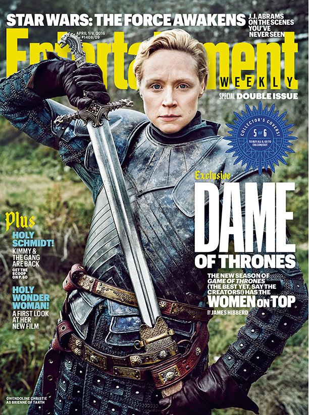 WatchersOTWall's tweet photo. The women of Game of Thrones cover Entertainment Weekly this week! - https://t.co/MzKrzyunaW https://t.co/z3dzZ4DXI4