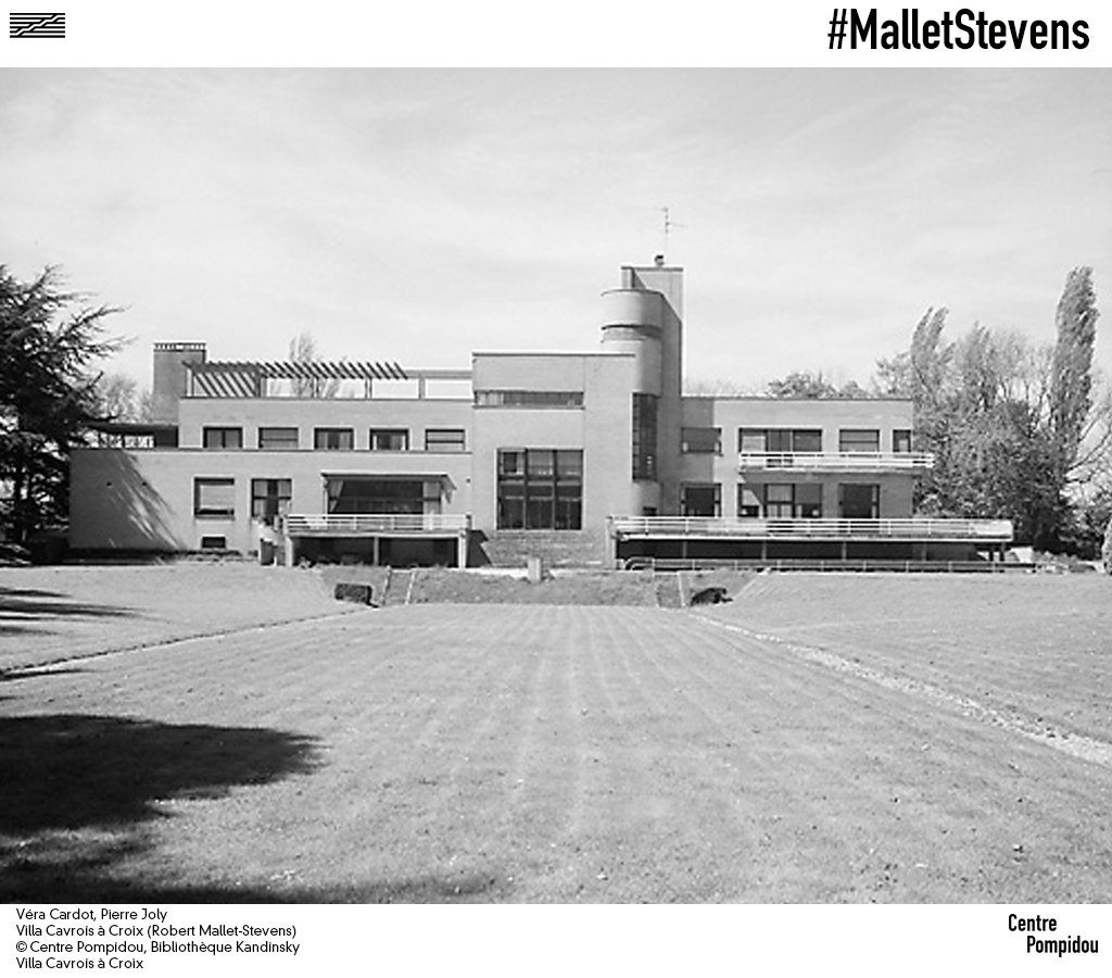 CentrePompidou's tweet photo. En veux-tu, en villa. #MalletStevens #anniversaire https://t.co/ZnAmf5EGSf