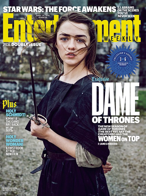 The Game of Thrones ladies on the cover of Entertainment Weekly 😍