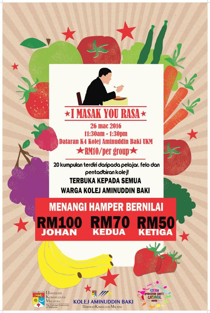 ABC_ukm's tweet photo. Tiada yuran penyertaan dikenakan. tak rugi pun kalau join. Jomm serlahkan kehebatan andaa🎈🎉
@BangiCommunity @UKMtwt https://t.co/jLb6cgKfRw
