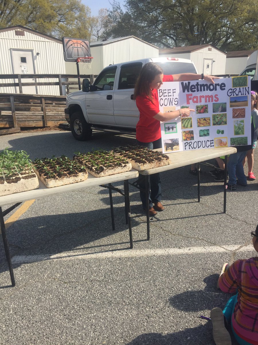 TatumMissy's tweet photo. Thanks to Wetmore Farms! #careerday @Woodleaf_Eagles https://t.co/CqfOO0jaeK