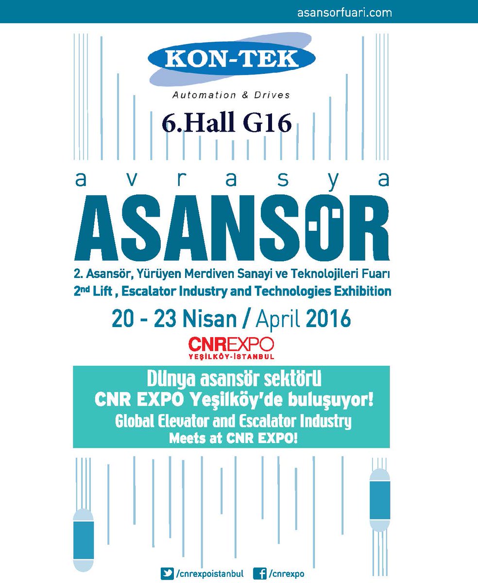 Avrasya Asansör Fuarı’ndaki standımıza davetlisiniz…