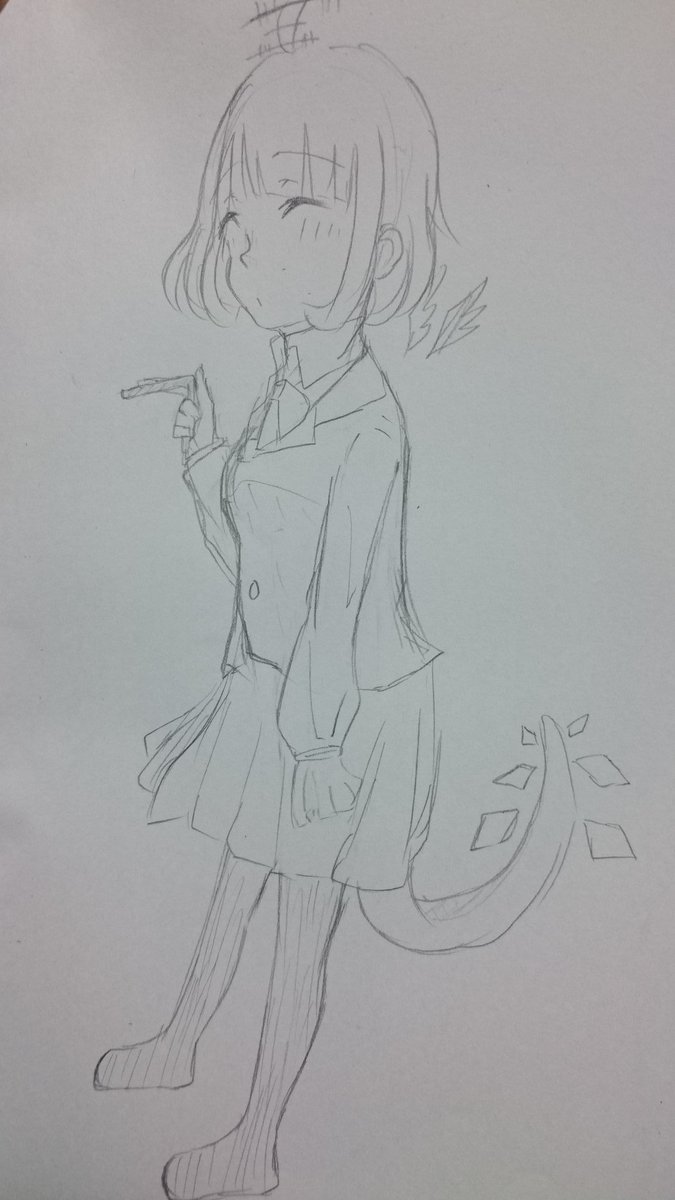 wtyh_me's tweet photo. 夜ですが…！四人目です！
蛇な堕天使です！怒っても怒ってないでしょって言われるのが悩みのよう
寝起きは慣れてる人じゃないとクソ怖いと有名。目があまり見えない。
#私立人外学園 
#私立人外学園参加者様と繋がりたい https://t.co/HHSTvCWIYO